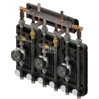 Brygada 3D+ 9055 (KRE, UNI, 2xVTA372, pompy DN25 Grundfos)