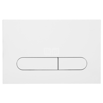 Przycisk uruchamiający Koło Slim do spłukiwania dwudzielnego, biały