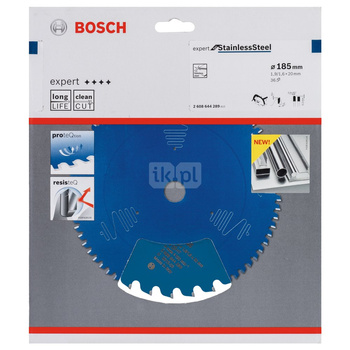 Tarcza pilarska Expert for Stainless Steel TARCZA PILARSKA EX SL H 185x20-36
