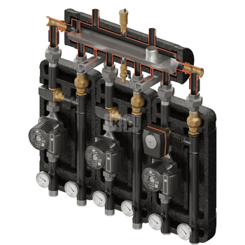 Kompania 3D+ 8344 (SKE 2DC+ 55kW, VTA322, 2xVRG432, siłownik ARA, pompy DN25 LFP)