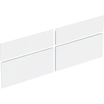 Zestaw frontów szuflad do dolnej szafki pod umywalkę GEBERIT Xeno², kol. biały szer.1400 mm