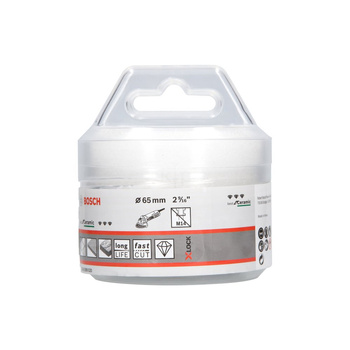 Diamentowa koronka Best for Ceramic Dry Speed 65x35 z systemem X-LOCK 65 x 35 mm