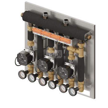 Szwadron 3D+ 003 (SKE 3DC+ 35 kW, 2 x UNI, z. mieszający termostatyczny, pompy DN15)