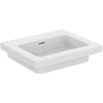 Umywalka podumywalkowa 610x510x150 mm, bez otworu na baterię, z przelewem - EXTRA