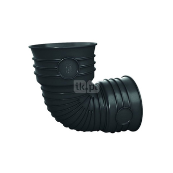 Kolano 90' MAGNAPLAST MAGNACOR MCB, PP (czarny), DN 300 (wz x ww), do kanalizacji