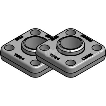 Zestaw kołnierzy do spawania 32 mm stal