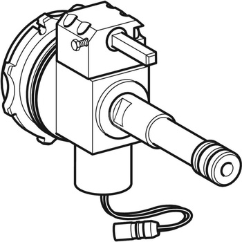 Korpus zaworu Geberit do baterii umywalkowych typy 87 i 88, z mieszaczem i dźwignią mieszacza