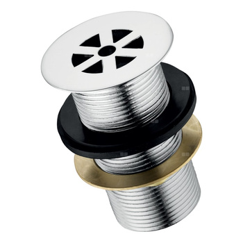 KOREK UMYWALKOWY CHROMOWANY 1 1/4