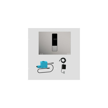 Przycisk elektroniczny INEO BRIGHT, stal szczotkowana