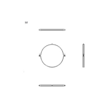 Obejma mocująca NICZUK UWG 400 mm (ocynk galwaniczny)