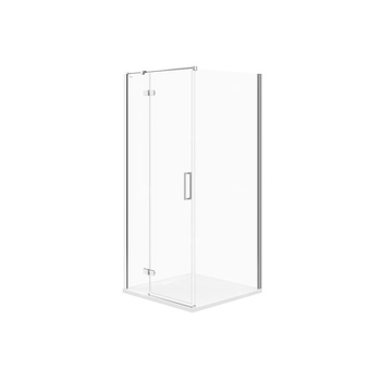 KABINA PRYSZNICOWA NAROŻNA CITY 90X90X195 LEWA SZKŁO TRANSPARENTNE