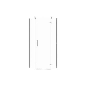 KABINA PRYSZNICOWA PIĘCIOKĄTNA CITY 80X80X195 PRAWA SZKŁO TRANS.