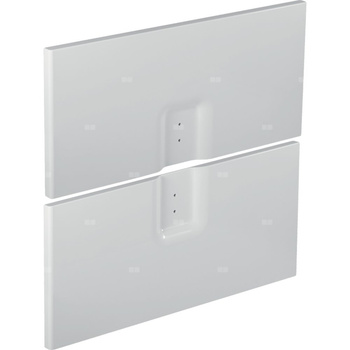 Zestaw frontów szuflad Koło Twins do szafki pod umywalkę z dwoma szufladamii: Biały, Szerokość umywalki=60cm