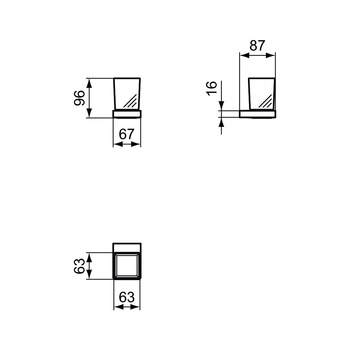 Kubek 67x87x96 mm - CONCA