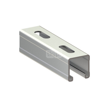 Szyna montażowa NICZUK NSZMF, gr. 2.5 mm, dł. 2000 mm, stal nierdzewna (pasywacja)