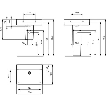 CONNECT CUBE UMYWALKA 65 B/O