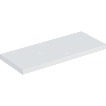 Półka Geberit do szafki pod umywalkę: Szerokość umywalki=36cm, Biały / Melamina, struktura drewna