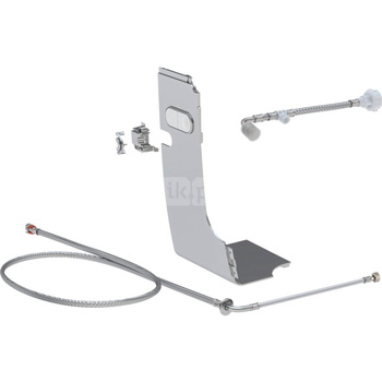 Zestaw przyłączeniowy do spłuczek podtynkowych Kappa 15 cm, do urządzeń WC z funkcją higieny intymnej Geberit AquaClean Mera: Chrom błyszczący