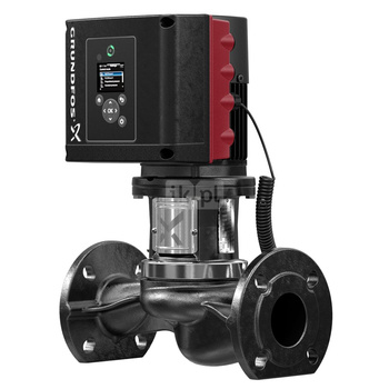 Pompa obiegowa GRUNDFOS TPE3 32-180 typu in-line z silnikiem znormalizowanym 50/60 Hz, moc silnika 0.55kW 3.15 A PN 6/10 4700 obr/min