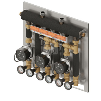 Szwadron 3D+ 033 (SKE 3DC+ 35 kW, UNI, 2 x z. mieszający termostatyczny, pompy DN15)