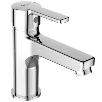 Bateria umywalkowa 50x159x156 mm, wylewka 123 mm 12 l/min (3 bary), z korkiem spustowym - VIDIMAUNO