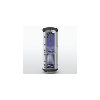 Wymiennik pionowy z dwiema niezależnymi wężownicami dolnymi DUO-SWGJ-S DUO-S obudowa z tworzywa z dwiema wężownicami w izol. 70