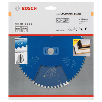 Tarcza pilarska Expert for Laminated Panel KSB EXPERT FOR L.P. 190X20X2,6 60T