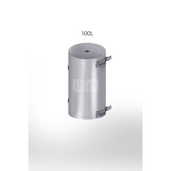 Bufor ze stali nierdzewnej z pojedynczą wężownicą do pompy ciepła - Joule -  BUFFER HEAT PUMP - 100l - wiszący