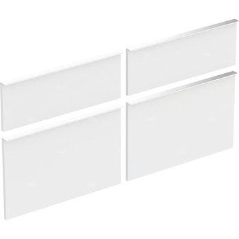 Zestaw frontów szuflad do dolnej szafki pod umywalkę GEBERIT iCon, kol. biały szer.1200 mm