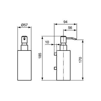 CONNECT DOZOWNIK METALOWY NA MYDŁO
