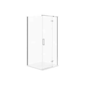KABINA PRYSZNICOWA NAROŻNA CITY 90X90X195 PRAWA SZKŁO TRANSPARENTNE