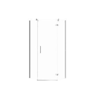 KABINA PRYSZNICOWA PIĘCIOKĄTNA CITY 90X90X195 PRAWA SZKŁO TRANS.