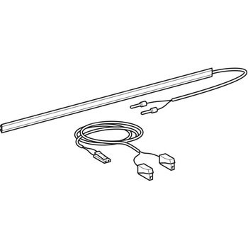 Zestaw dolnych lamp Geberit do szafki z lustrem Option, stary: B=60cm