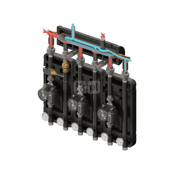 Brygada 3D+ 8003 (KRE, 2xUNI, VTA322, pompy DN25 DAB/LFP)