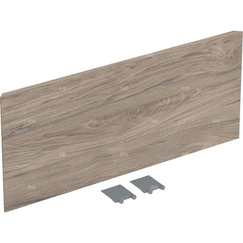 Front szuflady do dolnej szafki pod umywalkę GEBERIT ONE, kol. orzech włoski hickory melamina, struktura drewna szer.600 mm