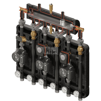 Kompania 3D+ 8544 (SKE 2DC+ 55kW, VTA372, 2xVRG432, siłownik ARA, pompy DN25 LFP)