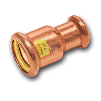 Mufa SANHA Press Gas redukcja, miedź, 18 mm x 15 mm (zw x zw)
