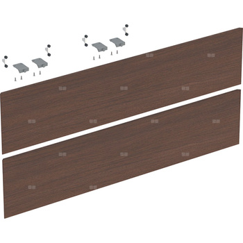 Zestaw frontów szuflad do dolnej szafki pod umywalkę GEBERIT ONE, kol. orzech amerykański szer.1050 mm