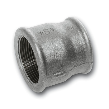 Mufa SANHA 240# redukcja, żeliwo (ocynk galwaniczny/elektrolityczny) (ocynk), 2'' x 1 1/2'' (GW)