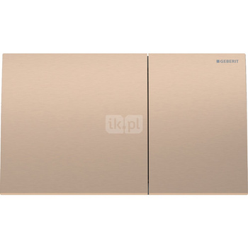 Przycisk uruchamiający Geberit Sigma70, przedni, stal nierdzewna czerwone złoto, prostokątny
