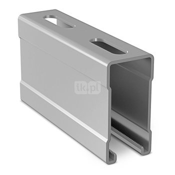 Szyna montażowa NICZUK XPSZMI, gr. 2.5 mm, dł. 2000 mm, stal nierdzewna (ocynk lamelarny)