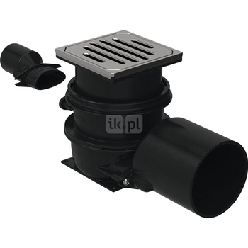 Wpust podłogowy Geberit Varino poziomy, d110: d=110mm, d1=50mm