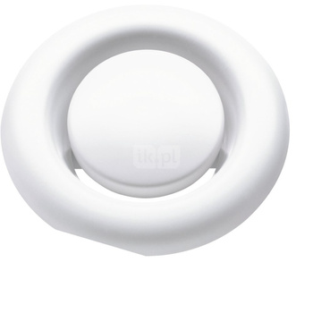 Zawór powietrza zużytego STIEBEL ELTRON 125 M z metalu montaż ścienny/sufitowy biały