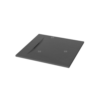 Brodzik prysznicowy kwadratowy Alvero 80x80 cm czarny