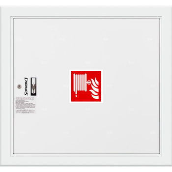 Hydrant DN 25 wnękowy, wąż 20 m, zamek patent, RAL 9003