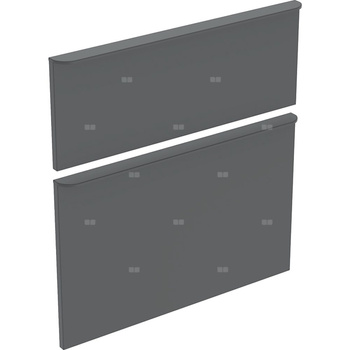 Zestaw frontów szuflad do szafki pod umywalkę GEBERIT, kol. lava matowy szer.600 mm