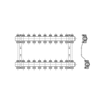 PHA-109 10-obwodowy PN10 Rozdzielacz CuZn