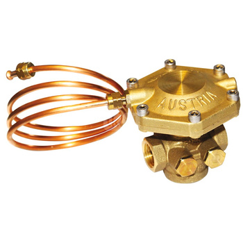 Regulator ciśnienia różnicowego HERZ 4002 FIX, mosiądz DN 15, zakres przepł. 23 kPa