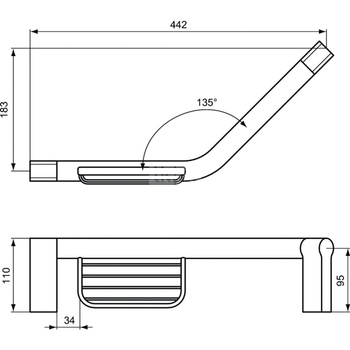 CONNECT PORĘCZ 45CM & UCHWYT NA MYDŁO