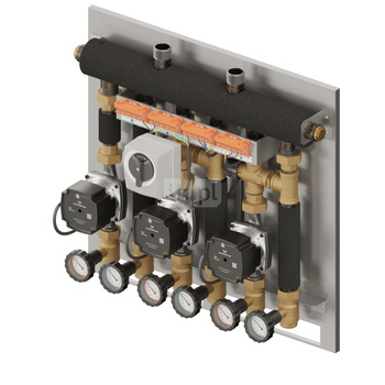 Szwadron 3D+ 043 (SKE 3DC+ 35 kW, UNI, z. obrotowy z sił, z. miesz. termost., pompy DN15 LFP)